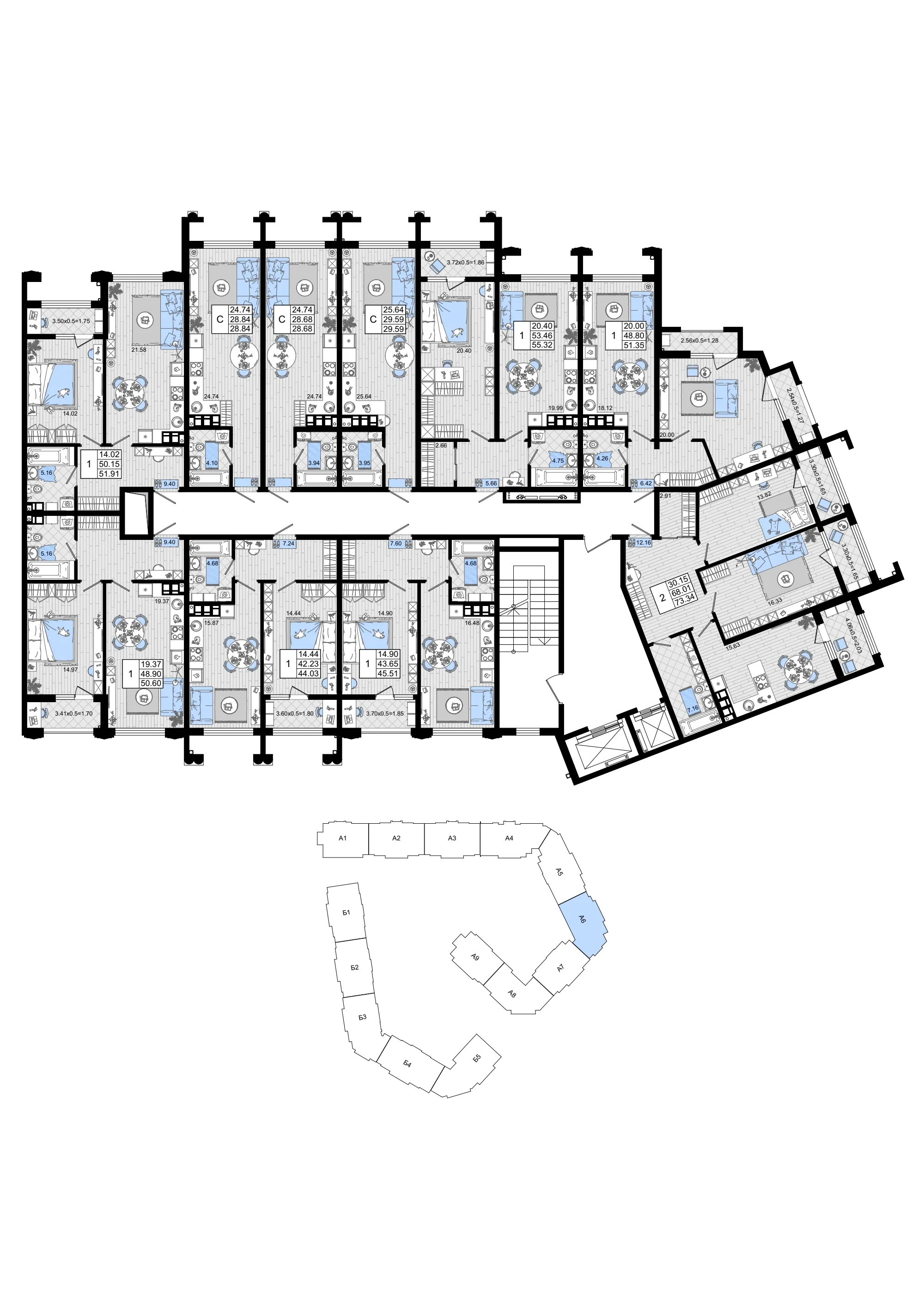 1-комнатная — Общие фото 2
